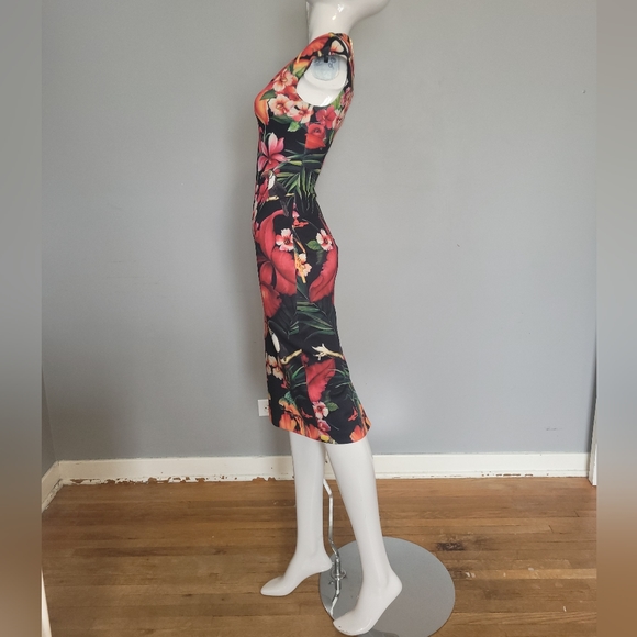 Ted Baker Bismii Mirrored Toucan Dress, BNWT, Size 0 - Picture 3 of 9